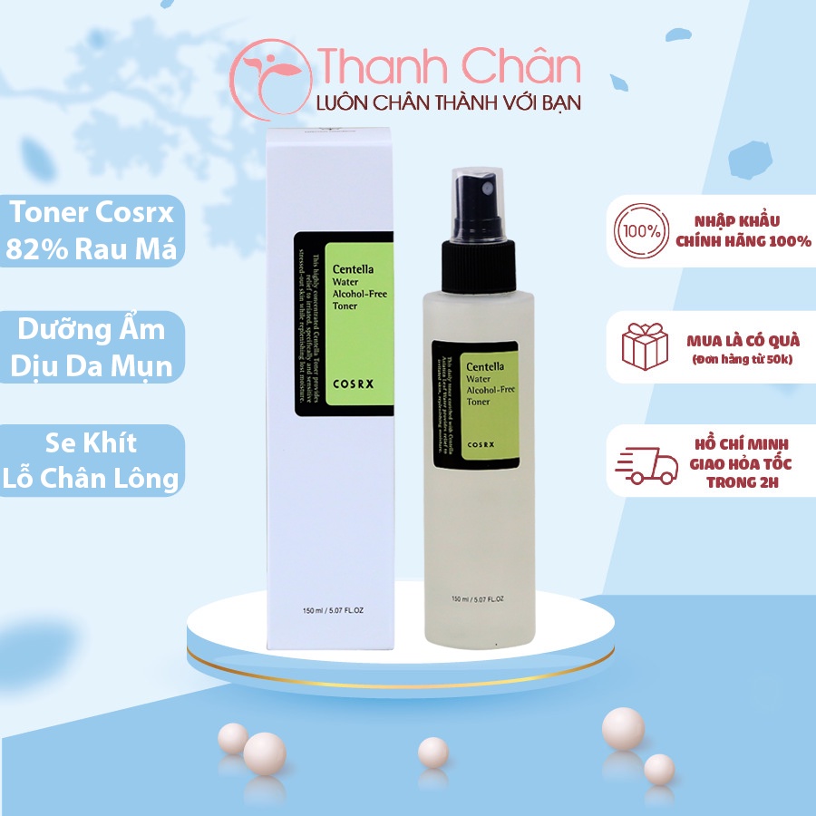 Nước hoa hồng cân bằng da Cosrx Centella Water Acohol Free Toner 150ml