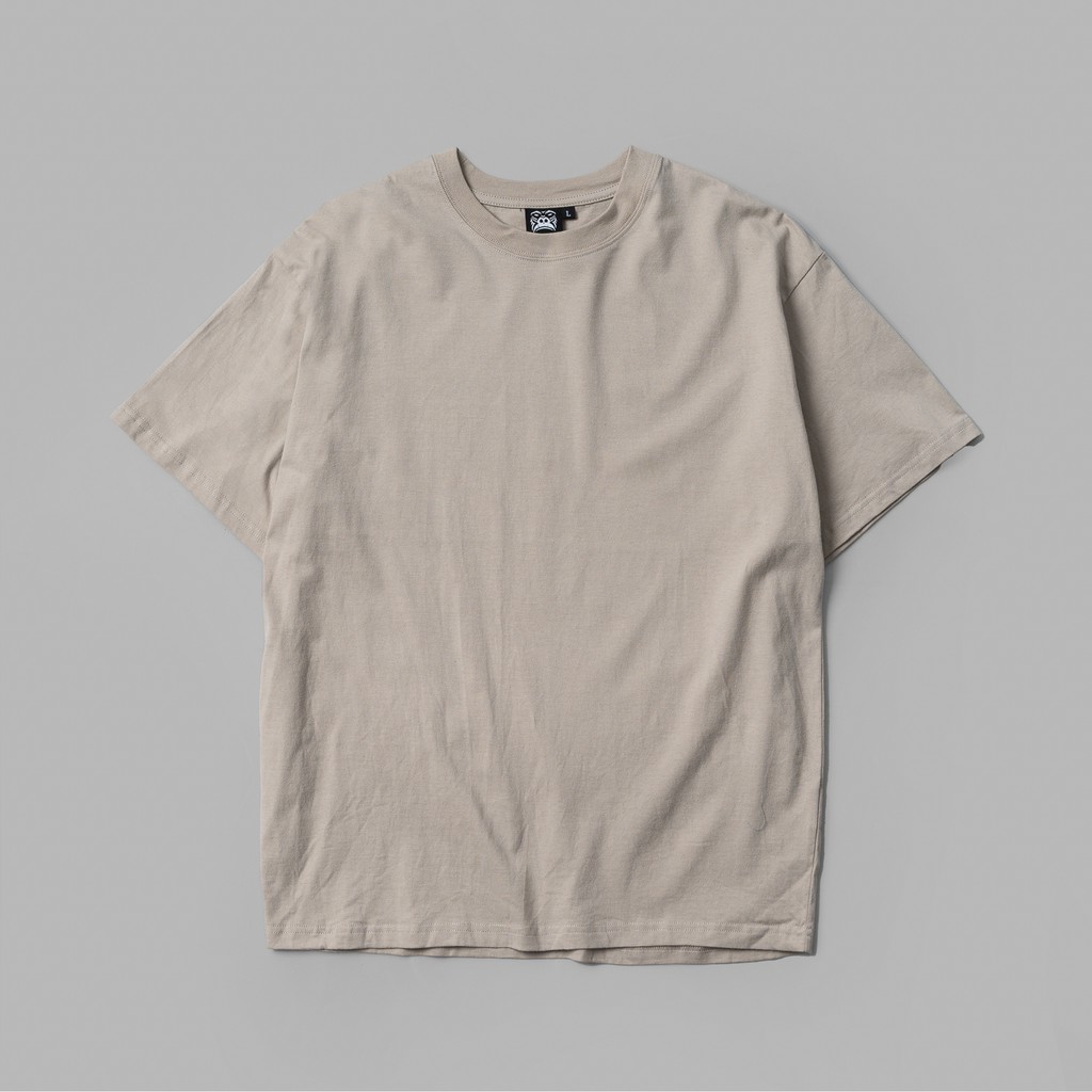Áo thun nam tay lỡ form rộng Cotton 100%. Áo phông trơn unisex cá tính Màu Beige - Gori VietNam | BigBuy360 - bigbuy360.vn