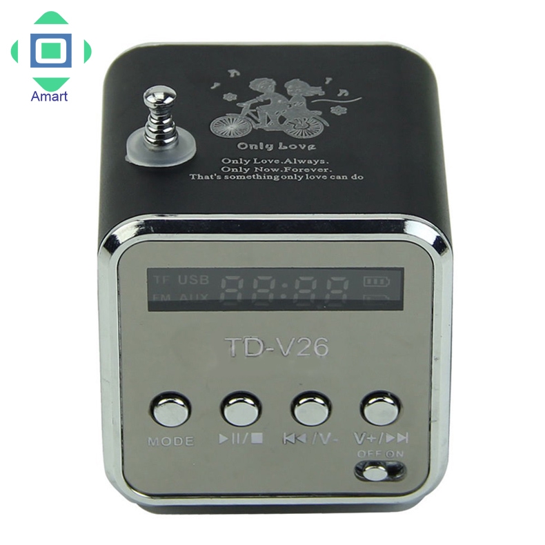 Loa Bluetooth hỗ trợ nghe đài FM và khe cắm thẻ TF SD đa năng tiện dụng