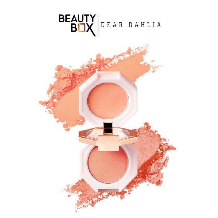 Má Hồng Trang Điểm Dear Dahlia Blooming Edition Paradise Dual Palette Blusher Duo 4g(10/2022)