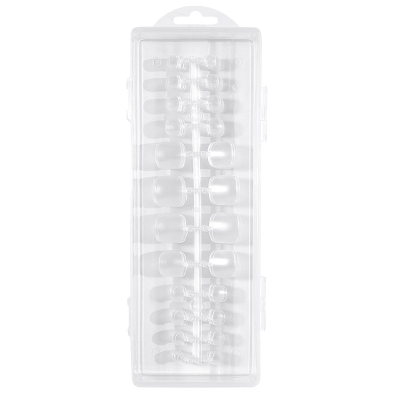 Set 240 / 504 Móng Chân Giả Trong Suốt / Nhám