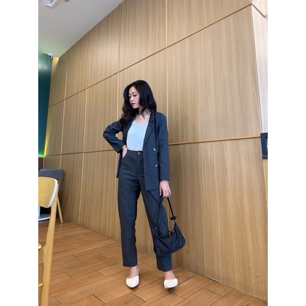 Set blazer và quần baggy