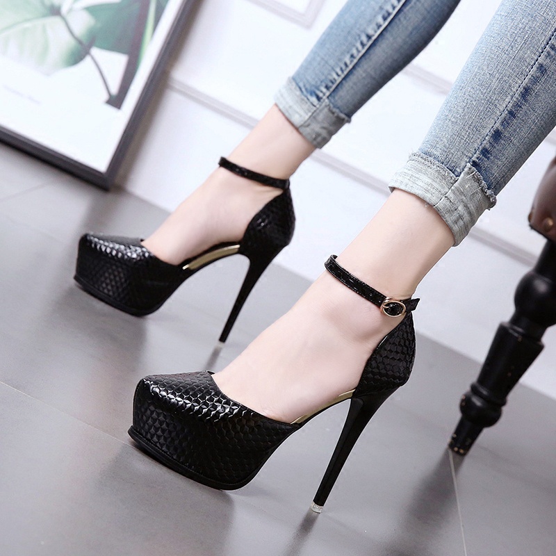 A13 giầy cao gót,gót nhọn bít mũi gót cao 13cm
