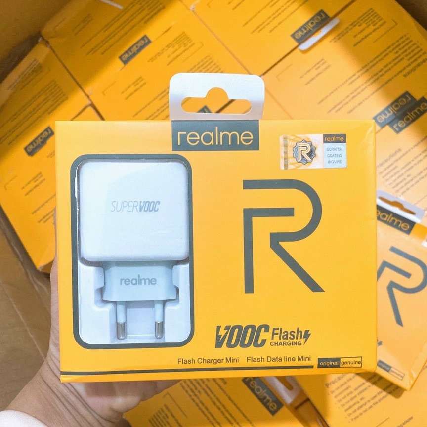 Bộ sạc OPPO, Củ sạc SUPER VOOC REALME kèm cáp Type-C hoặc Micro