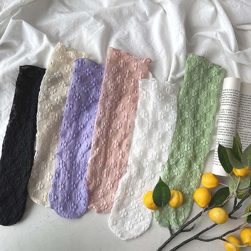 Tất Lưới Thoáng Khí Nhiều Màu Tùy Chọn Dành Cho Nữ