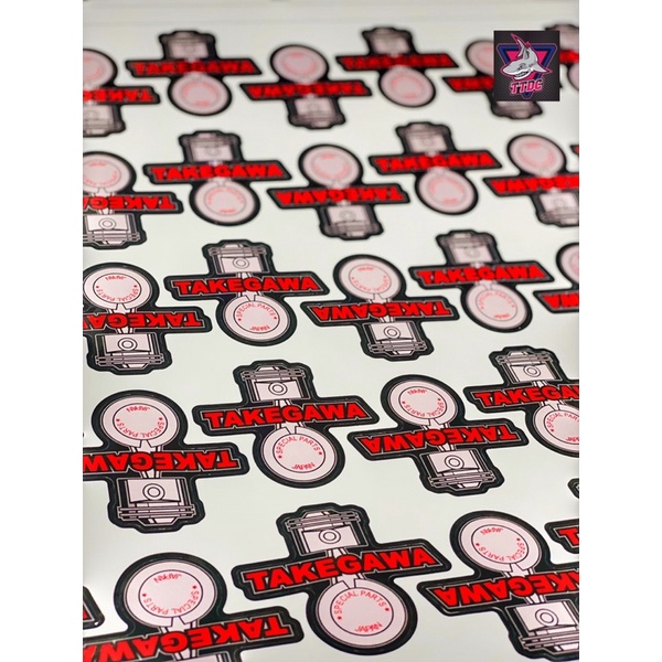 Tem Logo Sticker Takegawa Special Part