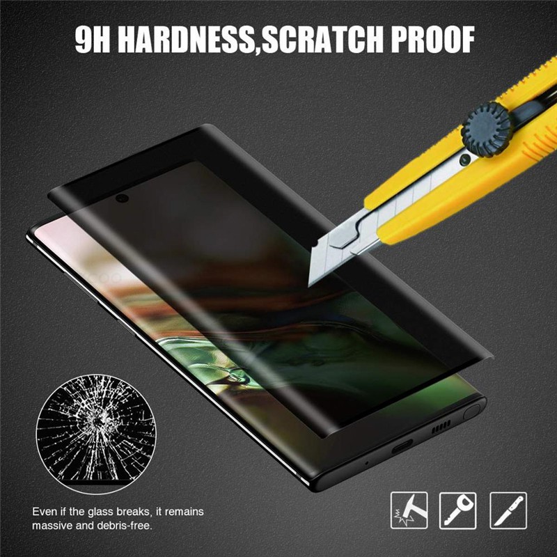 Kính cường lực chống nhìn lén cho Samsung Galaxy Note 20 Ultra 8 9 10 S10 S20 S8 S9 Plus