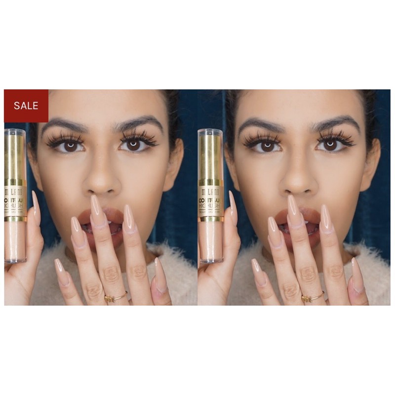 Bút tạo khối và bắt sáng Milani contour & highlight cream & liquid duo 2 đầu [Ảnh thật hình cuối] | BigBuy360 - bigbuy360.vn