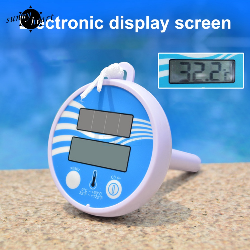 Nhiệt Kế Đo Nhiệt Độ Nước Bể bơi Màn Hình LCD