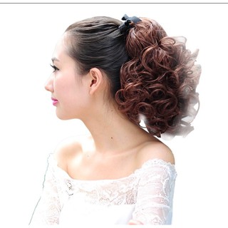 Tóc giả cột xoăn lọn nhiều ❤️- tơ cao cấp