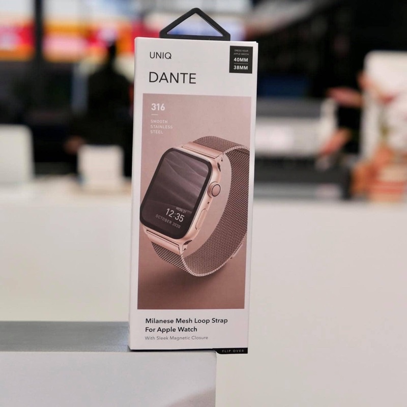 [HÀNG CHÍNH HÃNG] Dây Milan thép UNIQ Dante cho Apple Watch series 7/6/5/4/3/2/1