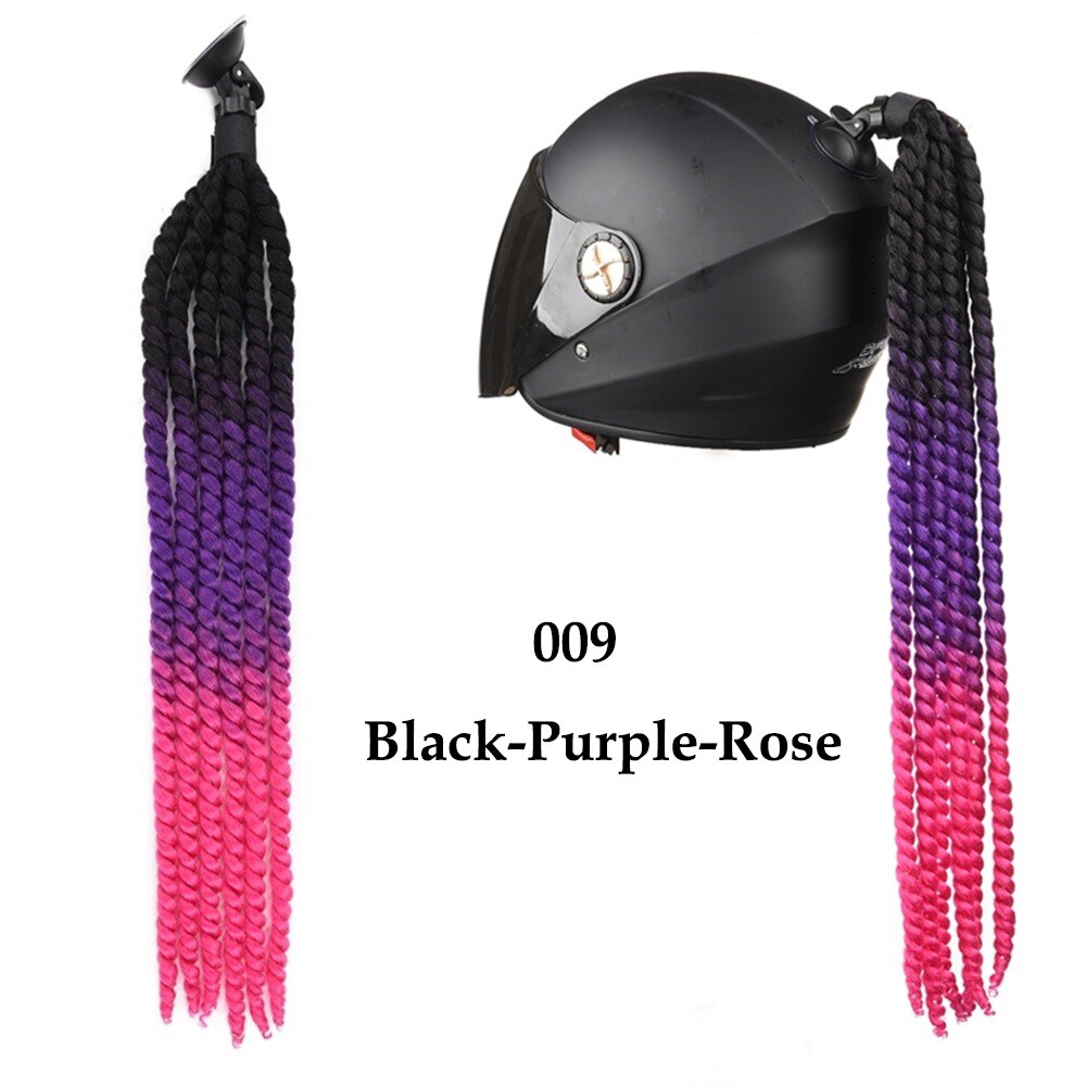 Tóc Giả Thắt Bím Đuôi Ngựa Mũ Bảo Hiểm Thời Trang Cá Tính Dành Cho Nam Nữ