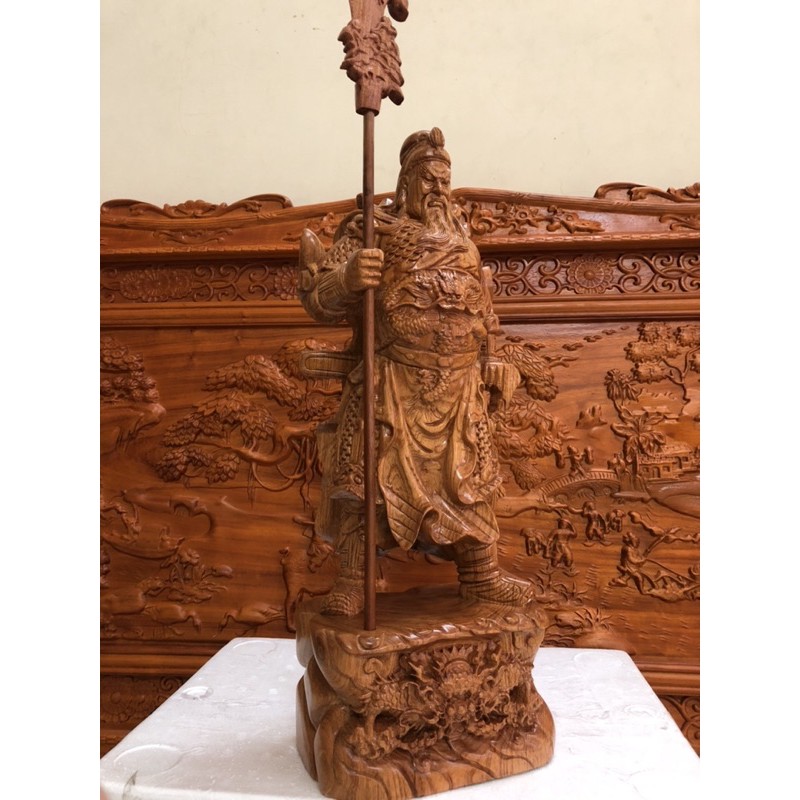 Tượng Quan Công Gỗ Hương