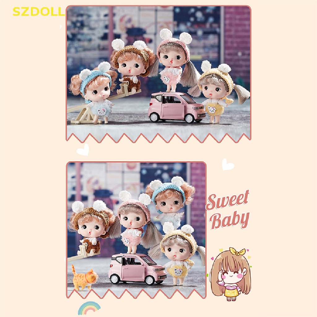 Búp Bê Đồ Chơi Mini Dễ Thương Cho Bé Gái OB11