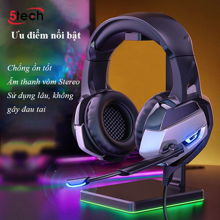 Tai nghe chụp tai gaming ONIKUMA K5 chuyên game có mic đẳng cấp dành cho game thủ