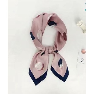 Khăn Choàng Lụa In Hình Vuông 70CM (27.5*27.5 Inches) WJ1026-44