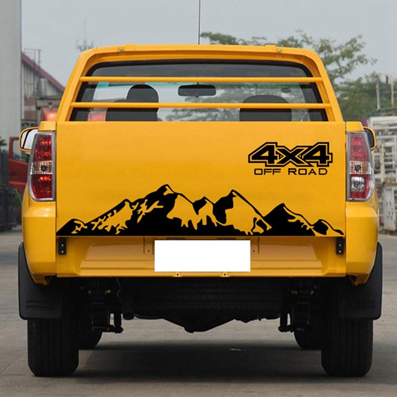 Car Sticker 4X4 Off Road Graphic Decal for Ford Ranger Raptor Pickup Isuzu Dma Nissan NAVARA Toyota Hilux Accessories