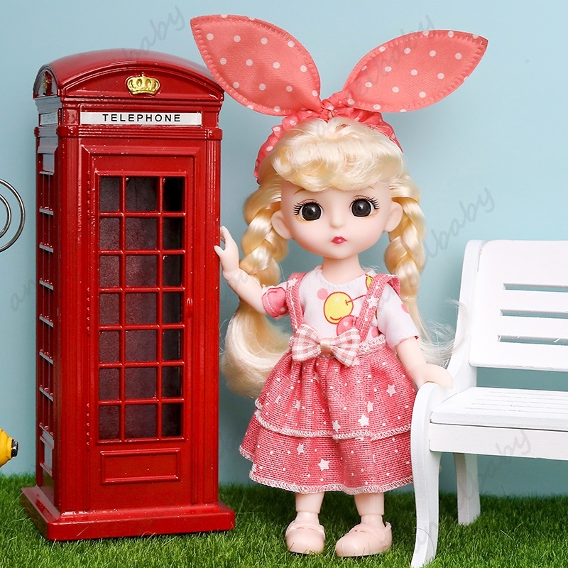 Búp Bê barbie 16cm Kiểu Công Chúa Dễ Thương Cho Bé Gái