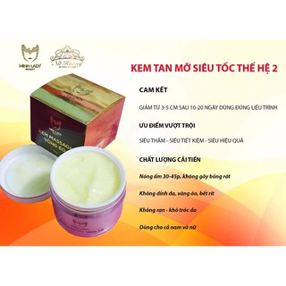 KEM TƯƠI TAN MỠ MINH LADY BEAUTY - AN TOÀN HIỆU QUẢ 150GR