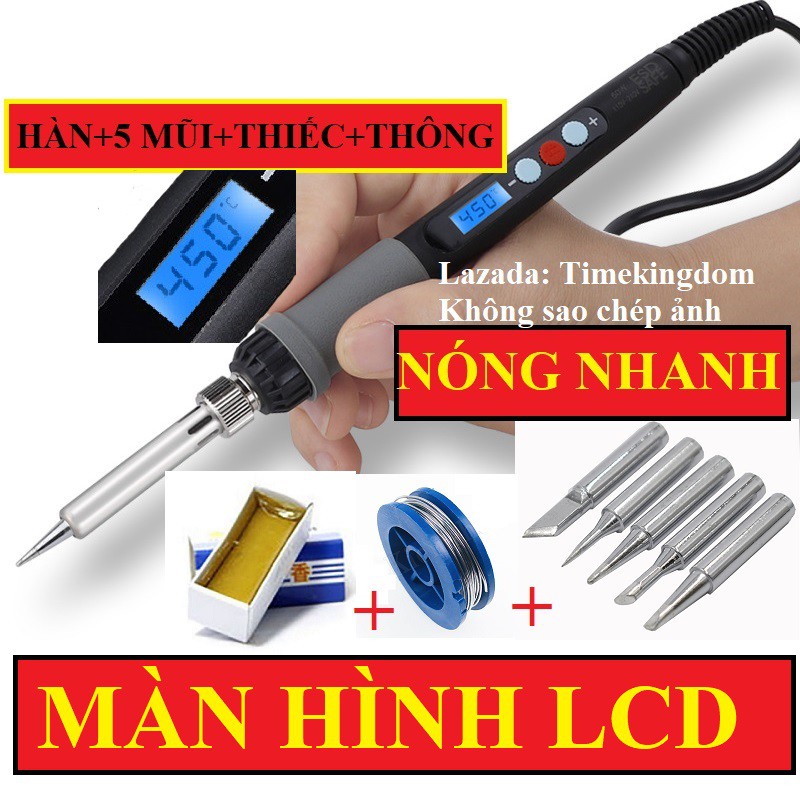 MỎ HÀN THIẾC- HÀN NHIỆT - HÀN CHÌ ĐIỀU CHỈNH NHIỆT ĐỘ THÔNG MINH CAO CẤP