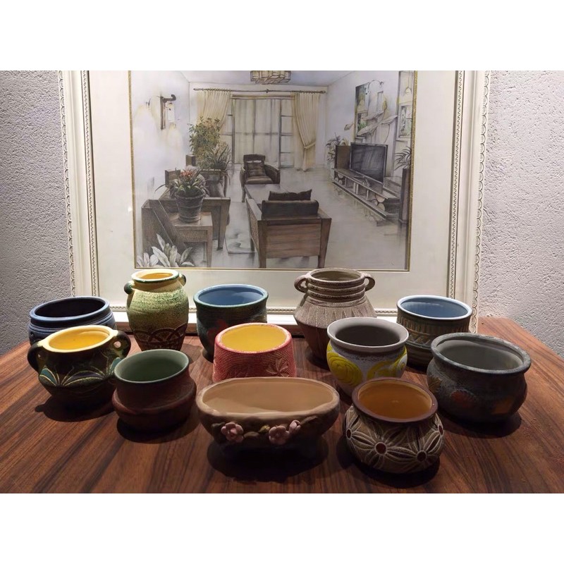 Sét chậu theo hình cao cấp