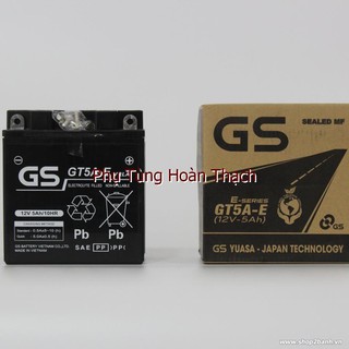 BÌNH ẮC QUY KHÔ GS GT5A-E (12V - 5AH)