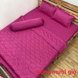 Ga - Drap Giường Lẻ Thun Mát Lạnh Lan Pham Bedding - Hồng Mười Giờ Mềm ,Mịn