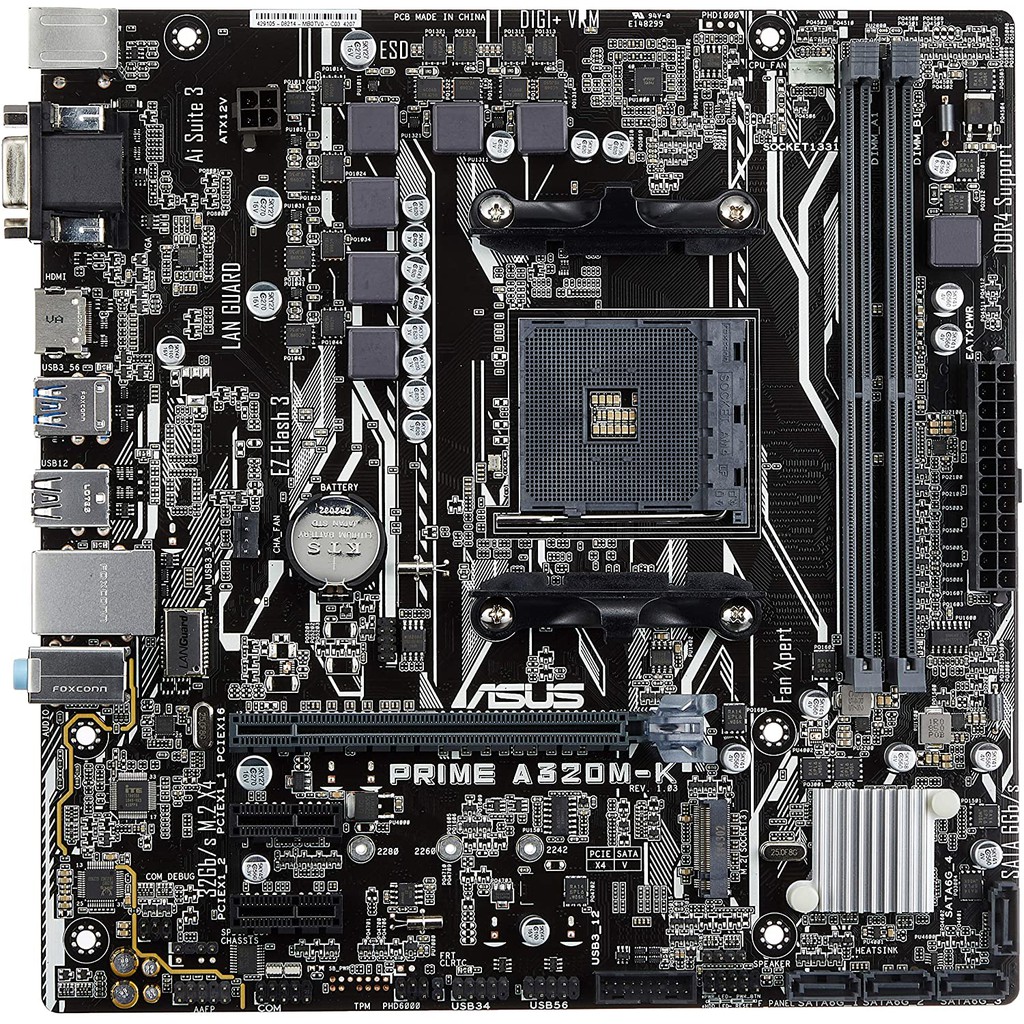 BO MẠCH CHỦ ASUS PRIME A320M-R Tray