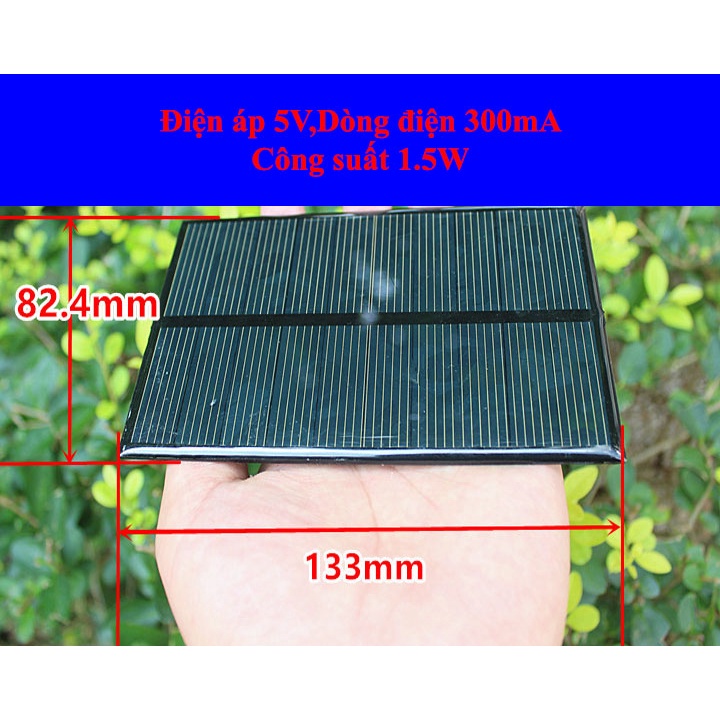 Pin năng lượng mặt trời 0.5W và  1.5W