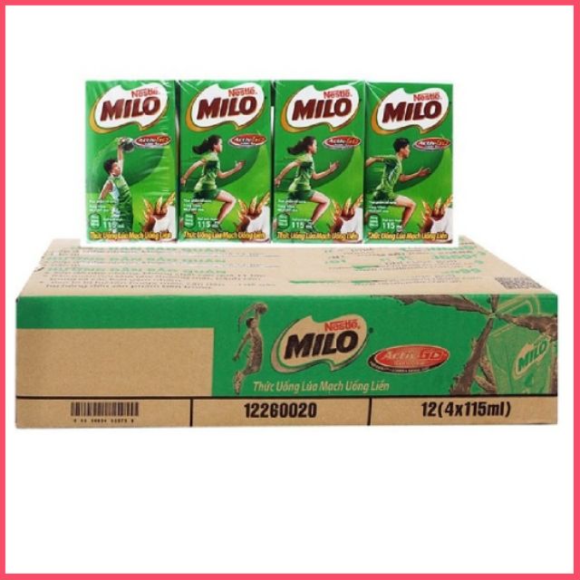 Thùng sữa Milo 48 hộp 115ml