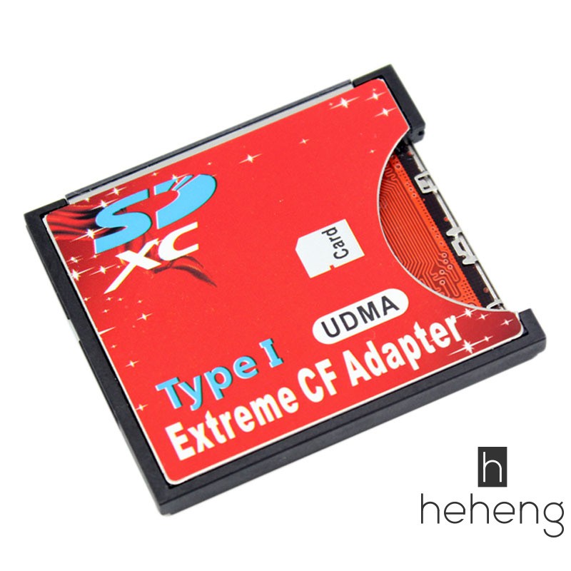 Mới SDXC SDHC WIFI SD sang Type I Compact Flash Card Adapter CF Adapter Hỗ Trợ Tối Đa 2TB