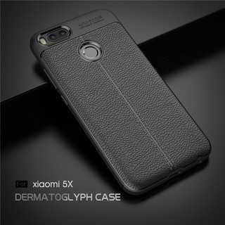 Ốp lưng giả da Xiaomi Mi A1 và Mi 5X chống sốc nhựa TPU