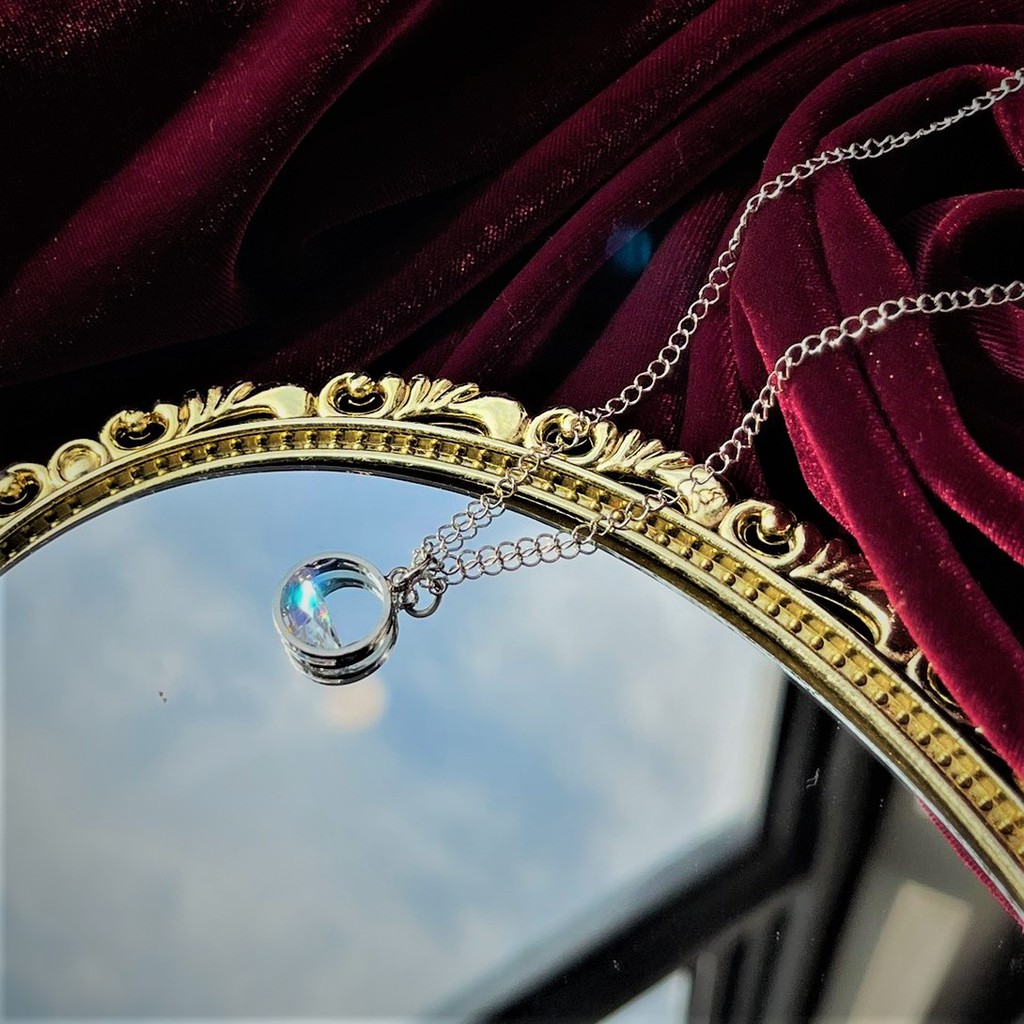 [Xả kho] Vòng cổ màu bạc nữ đính đá Hàn Quốc - dây chuyền nữ hợp kim thanh lịch phụ kiện trang sức Hades.js