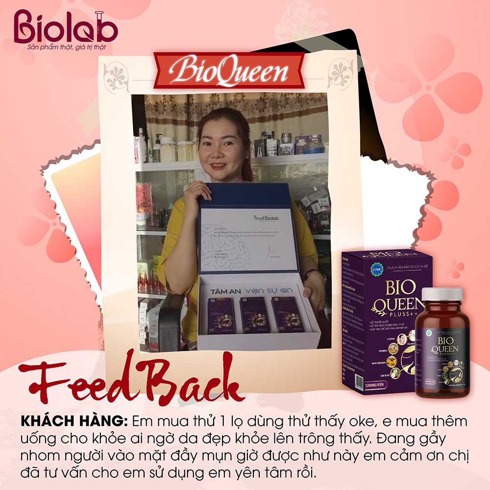 Bio Queen Pluss +++ Tăng cường nội tiết tố nữ, chống lão hóa, tăng kích thước vòng 1 - DƯỢC BIOLAB