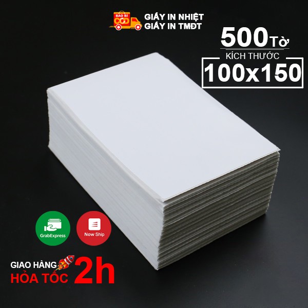 Giấy in nhiệt 100x150 - Giao Hỏa Tốc