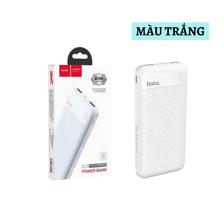 Sạc Dự Phòng [CHÍNH HÃNG]⚡️HOCO CJ1 ✔10.000mAh ✔Cao Cấp ✔Siêu Bền [BẢO HÀNH ĐỔI MỚI] - HunaStore