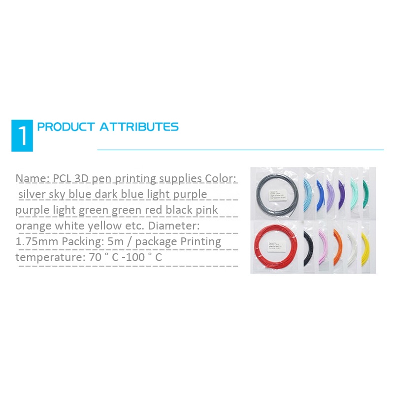 5M Pcl 1.75Mm Filament Low 3D Printing Pen Supplies(Pink) | BigBuy360 - bigbuy360.vn