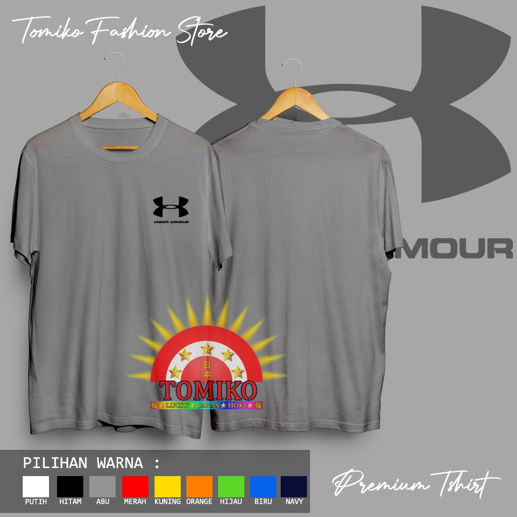 UNDER ARMOUR Áo Thun Cotton Ngắn Tay In Hình Under Armor 30s Cá Tính