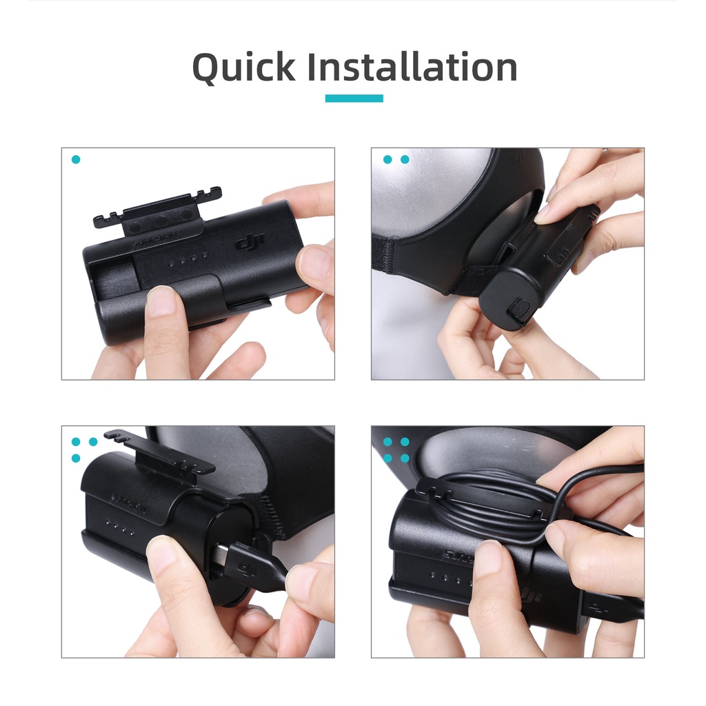 Hộp Đựng Pin Kẹp Mặt Sau Cho DJI Avata / DJI FPV V2 /V1