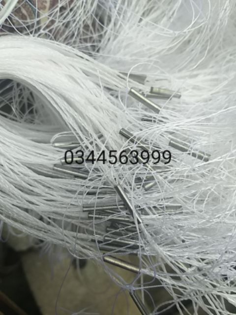 Lưới 3 lớp then 5 cao 1m dài 50m bằng dù thái bắt cá trắm chép từ 1 đến 3kg