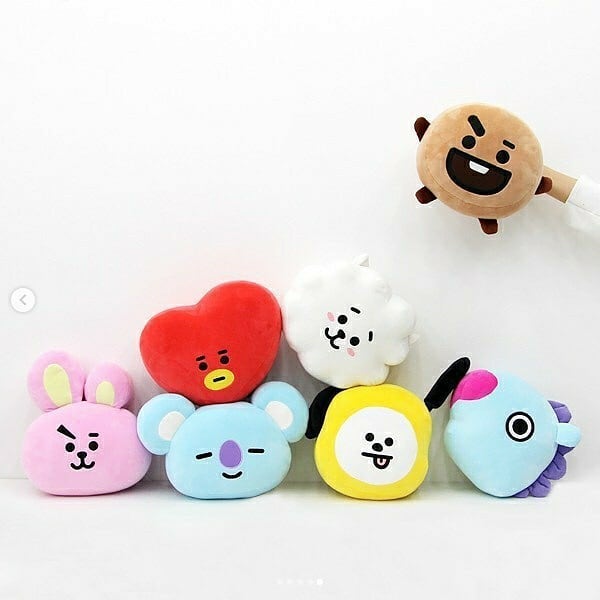 Gối Ôm Hình Nhân Vật Bt21 Bts