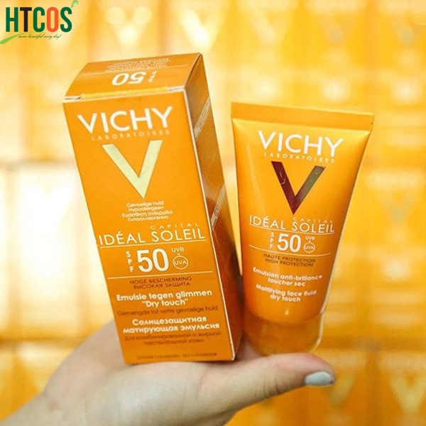 Kem chống nắng Vichy SPF 50 Ideal Soleil Emulsion Anti-Brillance mã MP47