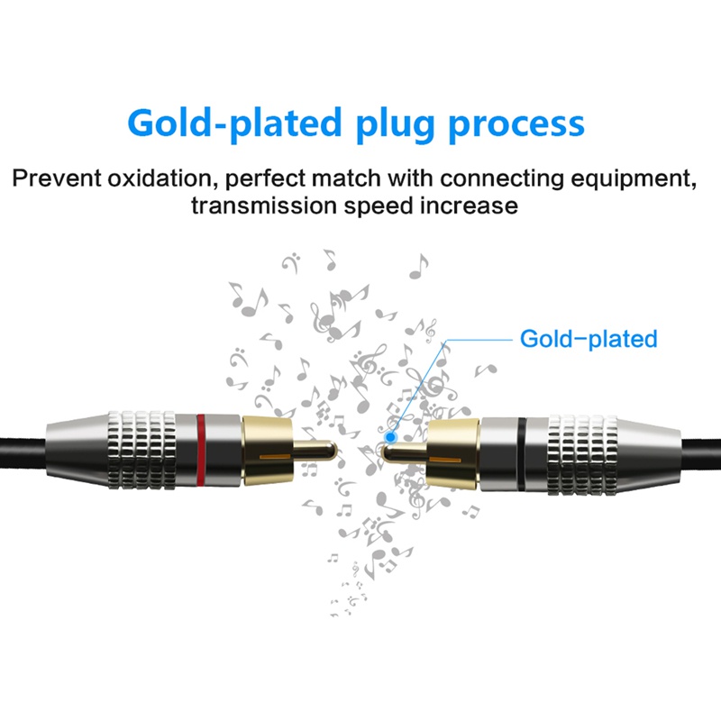 Dây Cáp Âm Thanh Chuyển Đổi 1 XLR Male Sang 2 RCA Male (1.5M)
