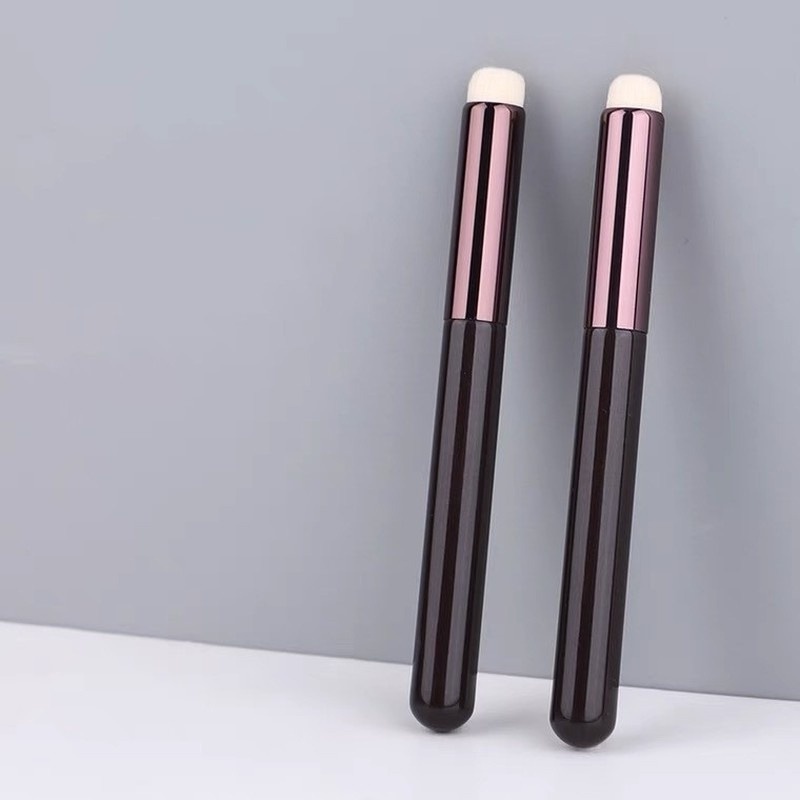 1 Cọ Trang Điểm Môi Đầu Tròn Lông Nylon Mềm Chống Nhòe Che Khuyết Điểm Đa Năng