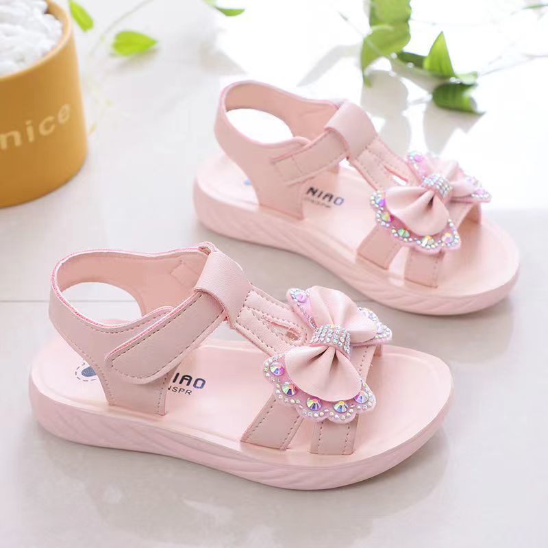 Giày Sandal Chống Trượt Phong Cách Thời Trang Mới 2022 Dành Cho Bé Gái