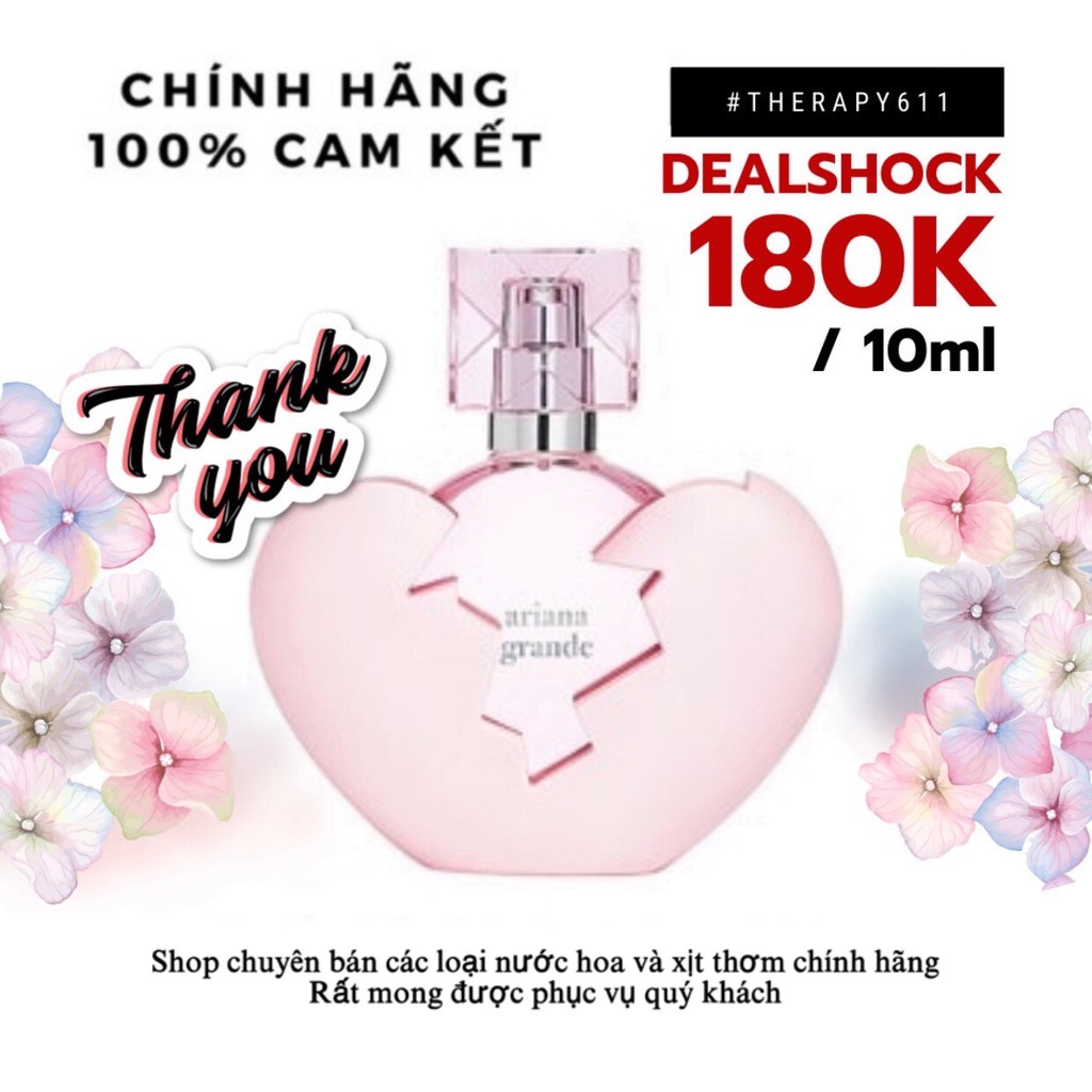 [𝗦𝗔𝗟𝗘]..::✨Nước hoa Ariana Grande Thank U & Next EDP ✨::..