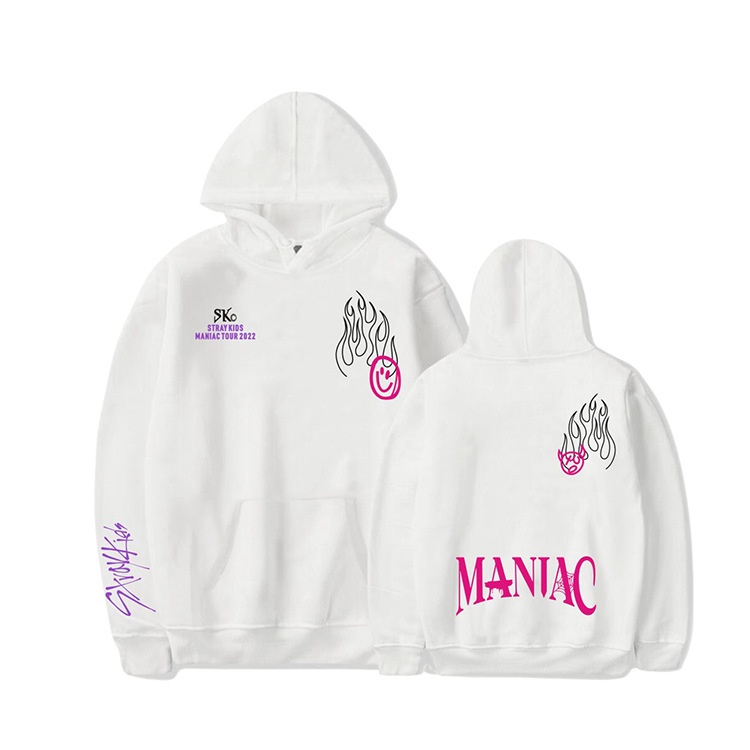 Áo Hoodie KPOP StrayKids MANIAC North America Thời Trang Mùa Hè Hàn Quốc 2022