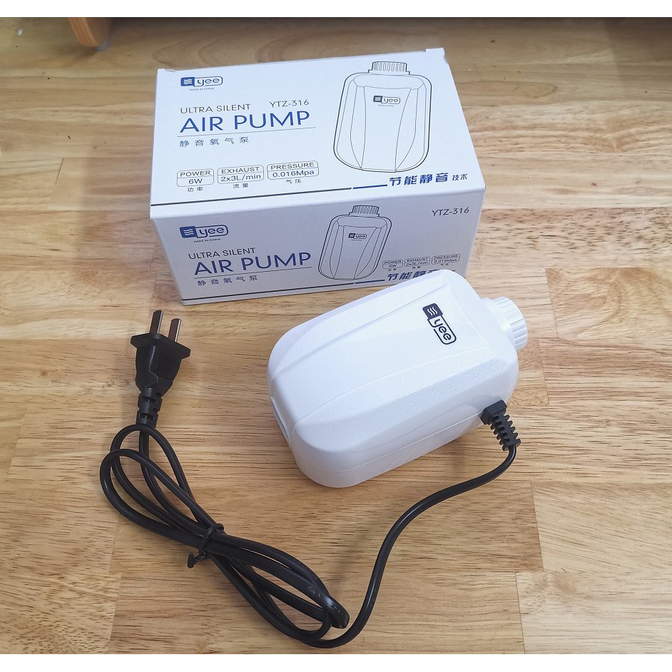 Máy sủi oxi 2 vòi siêu êm YEE  - Phụ kiện thủy sinh - shopleo