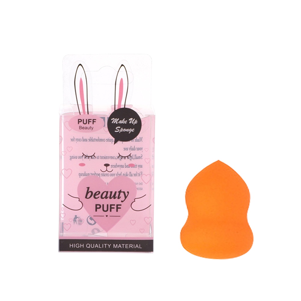 [Hàng mới về] Mút trang điểm hình quả trứng tán kem nền có hộp đựng tiện lợi