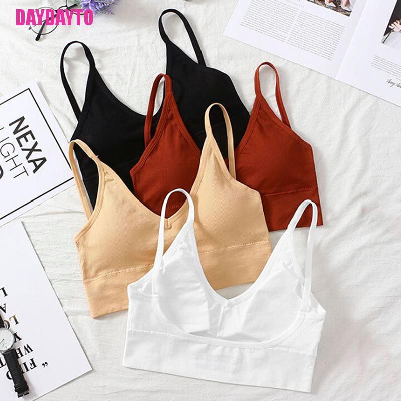 Áo Lót Croptop Có Mút Nâng Ngực Quyến Rũ Cho Nữ